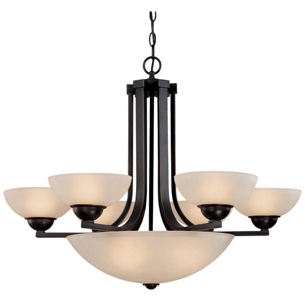 Volume Lighting V2439-36 9 Light Antique Iron Chandelier Volume Lighting V2439-36 9 Light Antique Iron Chandelier